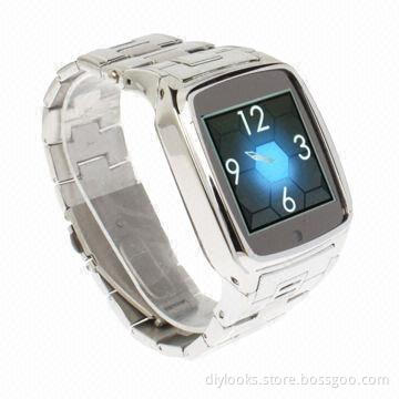 Stainless Steel Bluetooth Touch Screen Watch Mobile Phone